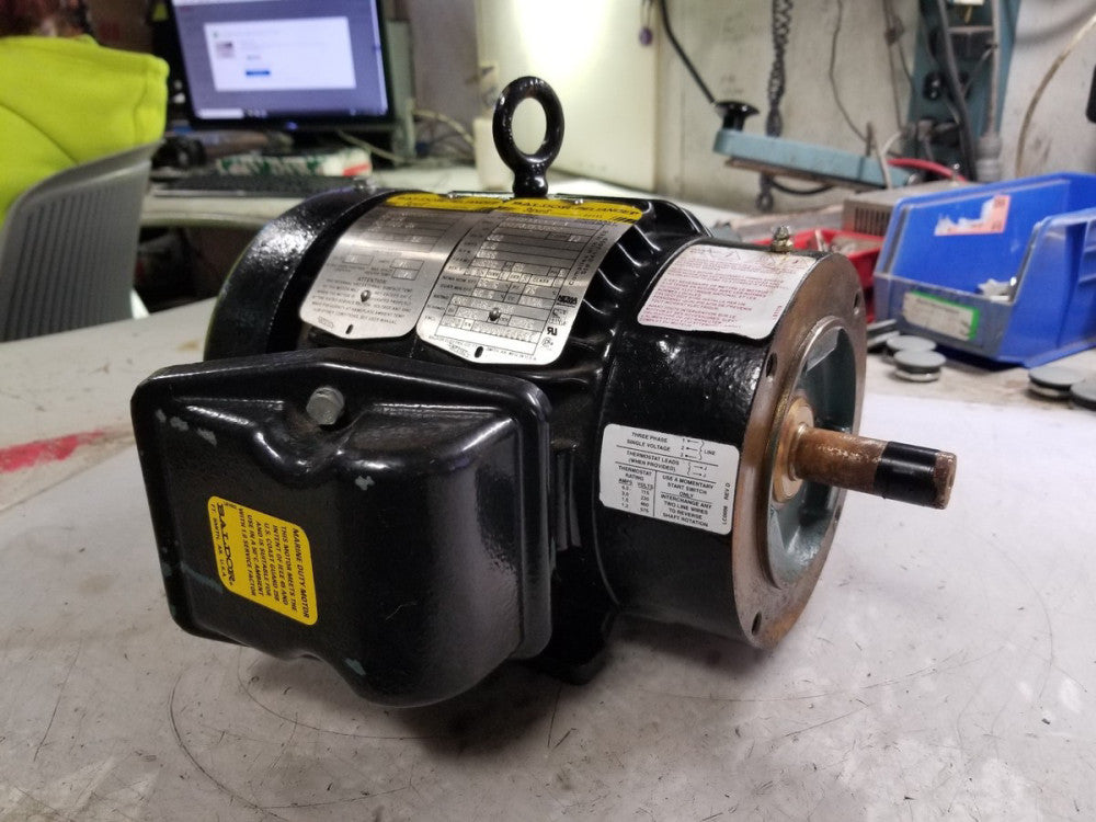 NEW BALDOR 2 HP ELECTRIC AC MOTOR 460 VAC 1755 RPM 145TC FRAME 3Ø CECP83587T-4