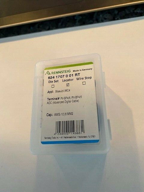 Rennsteig Staubil/MC4 Locator 624 1707 0 01 RT AWG 10 | 6 MM2
