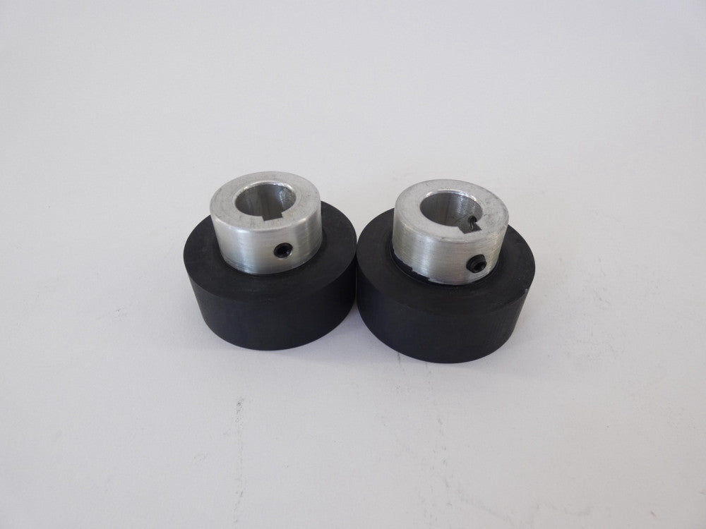*Lot of 2* Friction Drive Motor Pulley 3/16" Key 5/8" Bore - NEW Surplus!