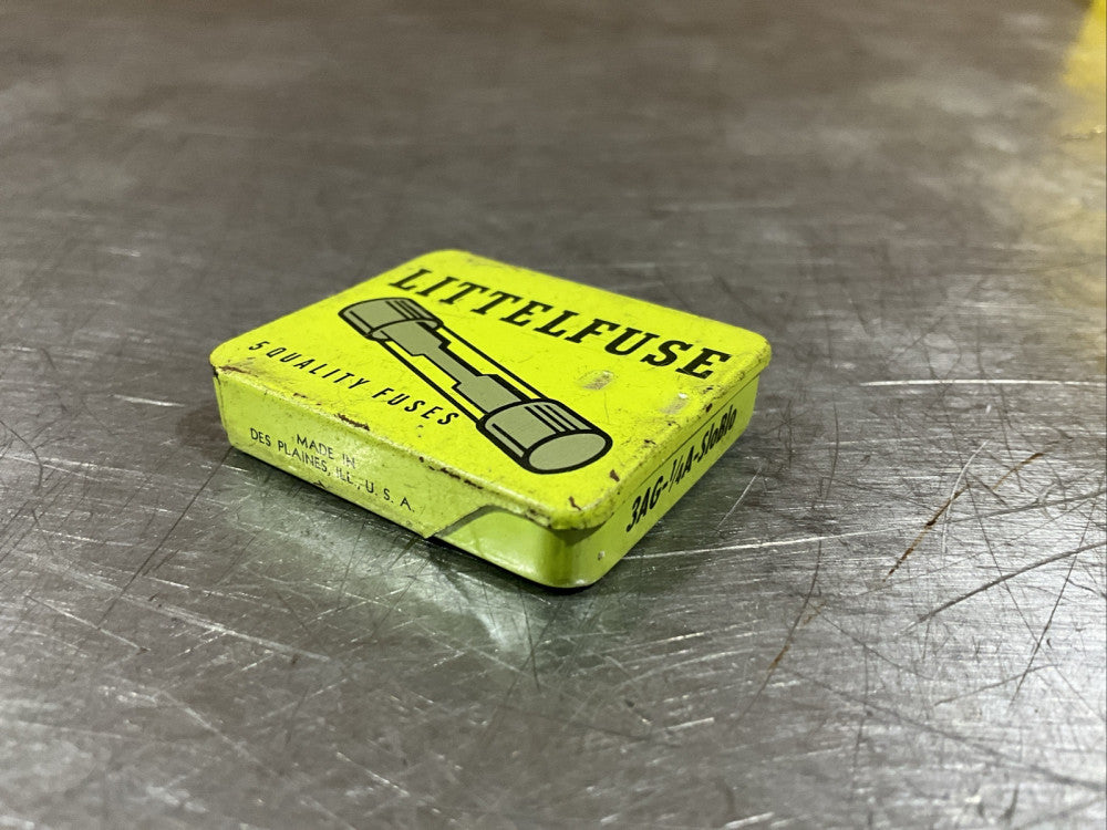 PACK OF 5 LITTELFUSE 3AG-1/4A-SloBlo FUSES Nos Surplus