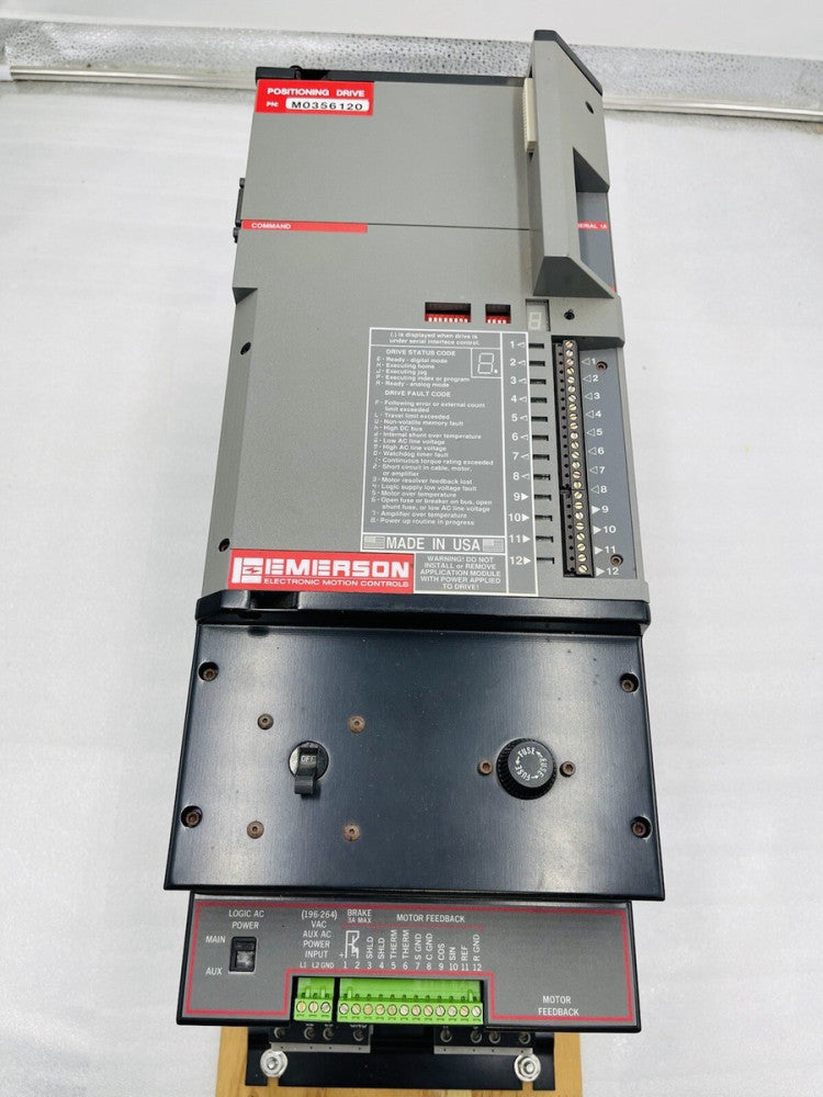 Emerson M0356120 Motion Control Position Servo Drive STOCK 2277