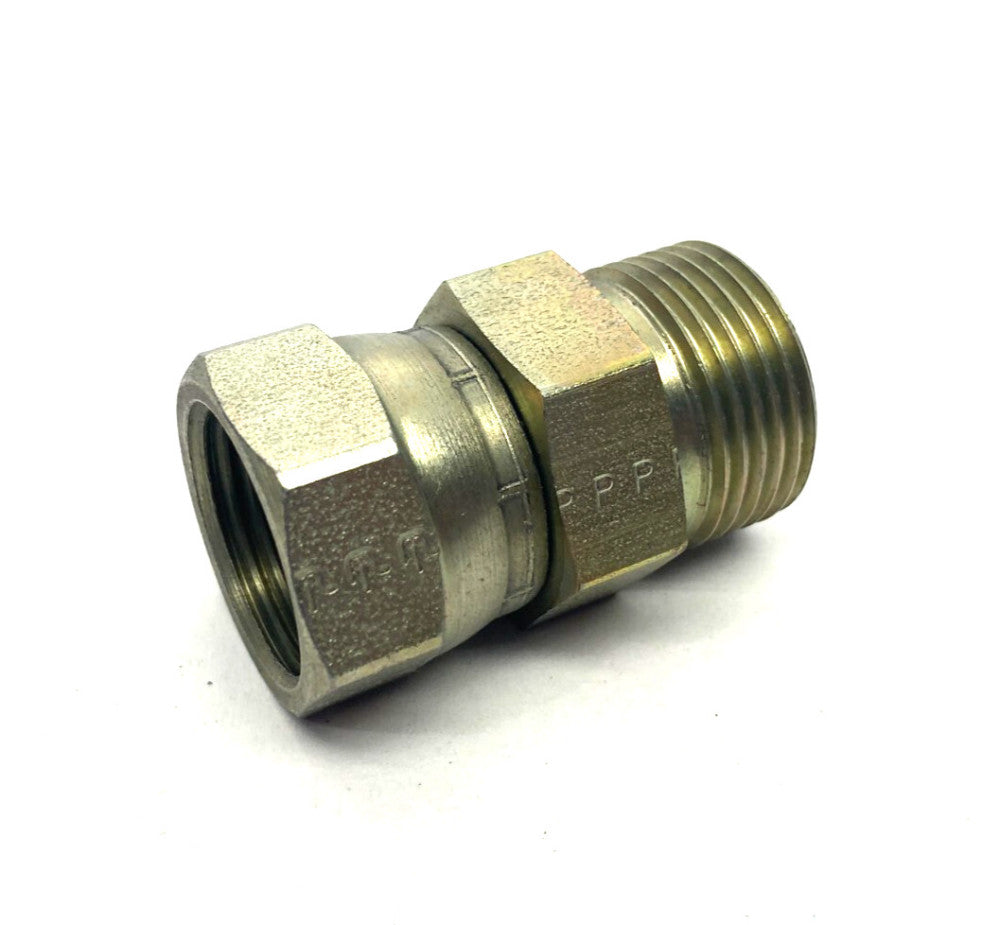 Parker 16-12 LOHL6-S Seal-Lok ORFS Straight Swivel Connector 1" to 3/4"