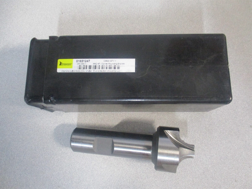 (723-6513) 3/8″ x 1-1/4″ x 3/4" x 3-1/2" OAL 4Fl Cobalt Corner Rounding End Mill