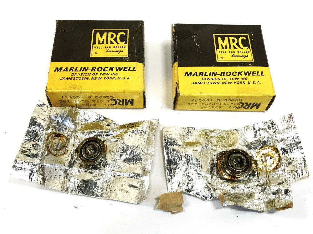 MRC Small Single Row Ball Bearing FB4 [Lot of 2] NOS