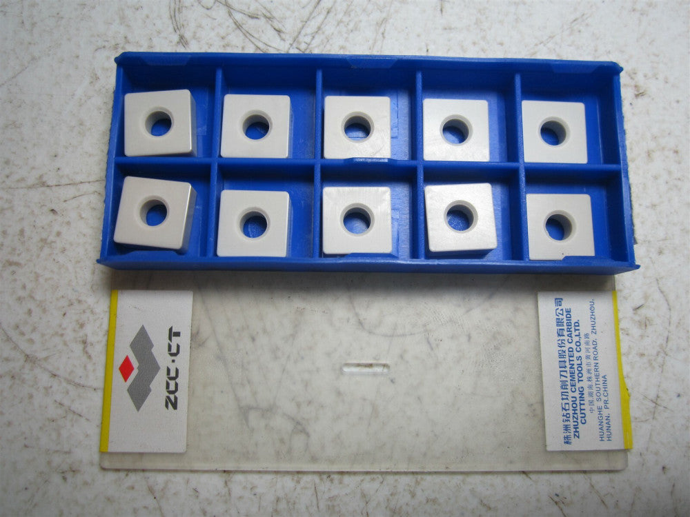ZCCCT (SNGA120408T02020) CN1000 Cemented Carbide Turning Insert - Pack of 10