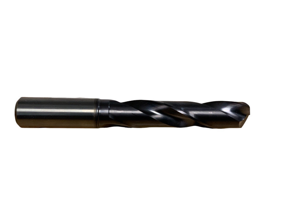 Jobber Length Drill Bit: 3/4″ Dia, 140 °, Solid Carbide