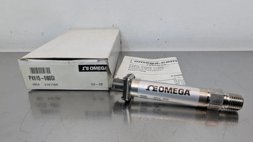 Omega PX615-060GI Pressure Transducer 60 PSI 1/4" NPT Dwyer 10-36VDC 4-20mA