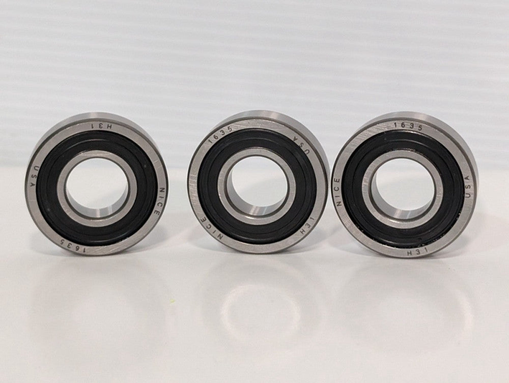 Lot of 3: Nice 1635 H31 Precision Ground 1600 Series Radial Bearings Made in USA