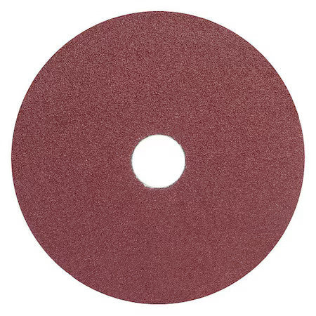 Zoro Select 78072775466 Fiber Disc,7",7/8" Hole Mount,Brown,Pk25