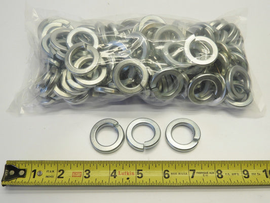 100 pcs PFC 7/8" Split Lock Washer Zinc Blue 00350-3400-021