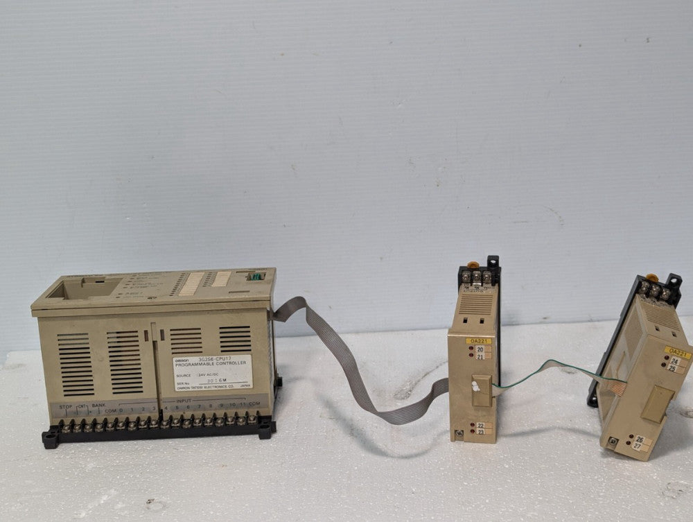 Omron Sysmac S6 Programmable Controller 3G2S6-CPU17 with 2 I/O Devices