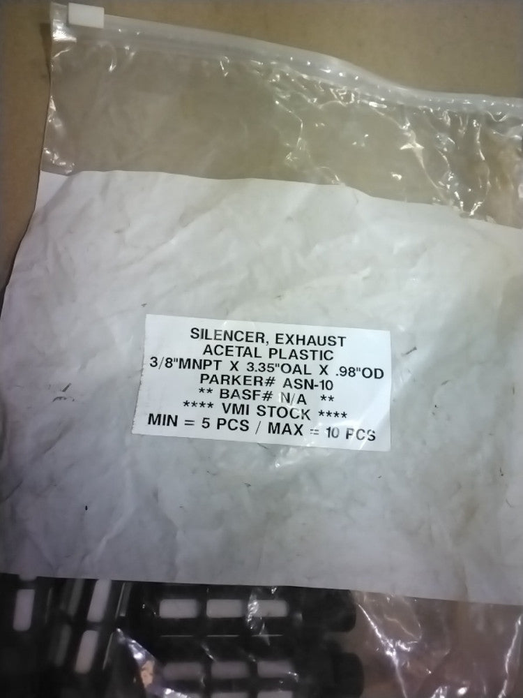 Lot of 7 - Parker ASN-10 Air Exhaust Silencer 3/8" NPT