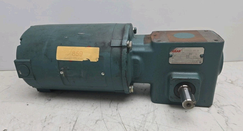 Reliance P56X1531S 1Hp Motor 3Ph 1750Rpm Dodge MR94751L1 Gear Reducer 10:1 Ratio