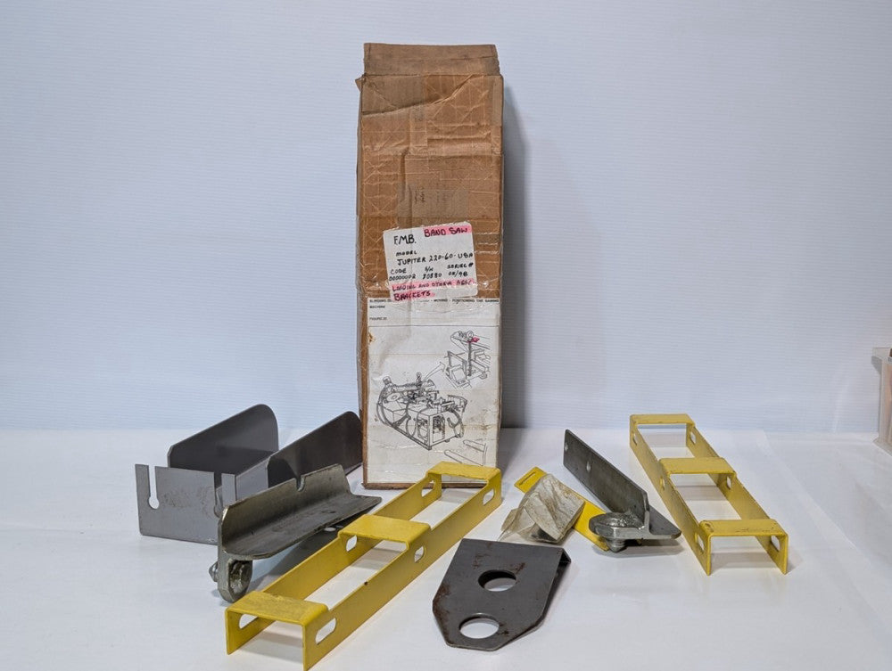 Lot of 6+ Jupiter 220-60 Band Saw Loading & Other Brackets, Pre-Owned, As Shown