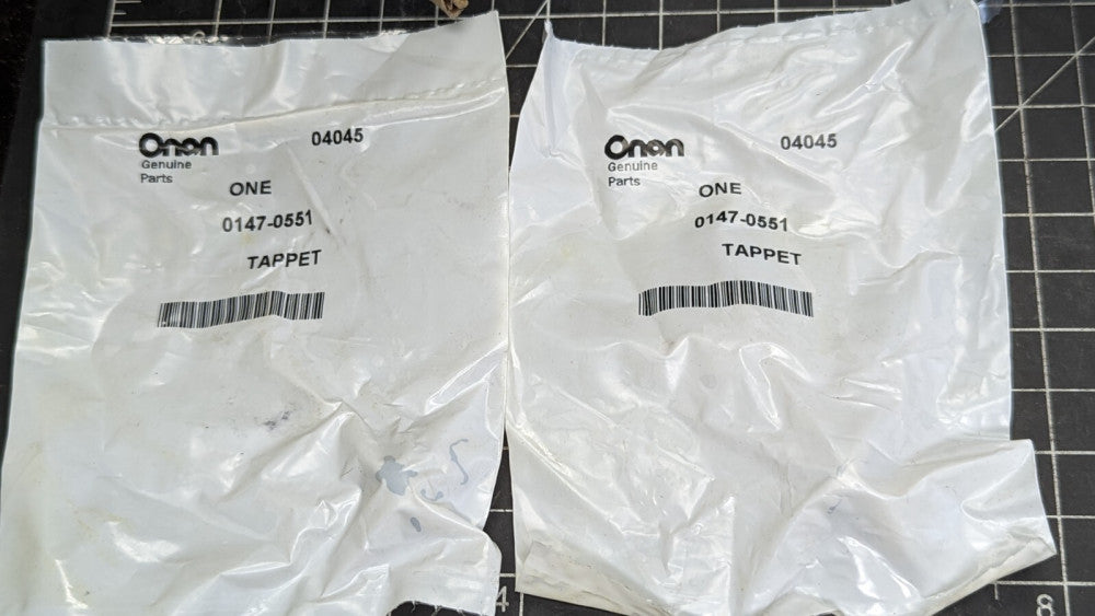 (2) Onan DJE Diesel Gen Set Injector Valve Using KIKI Pumps 147-0551 [A6B5]