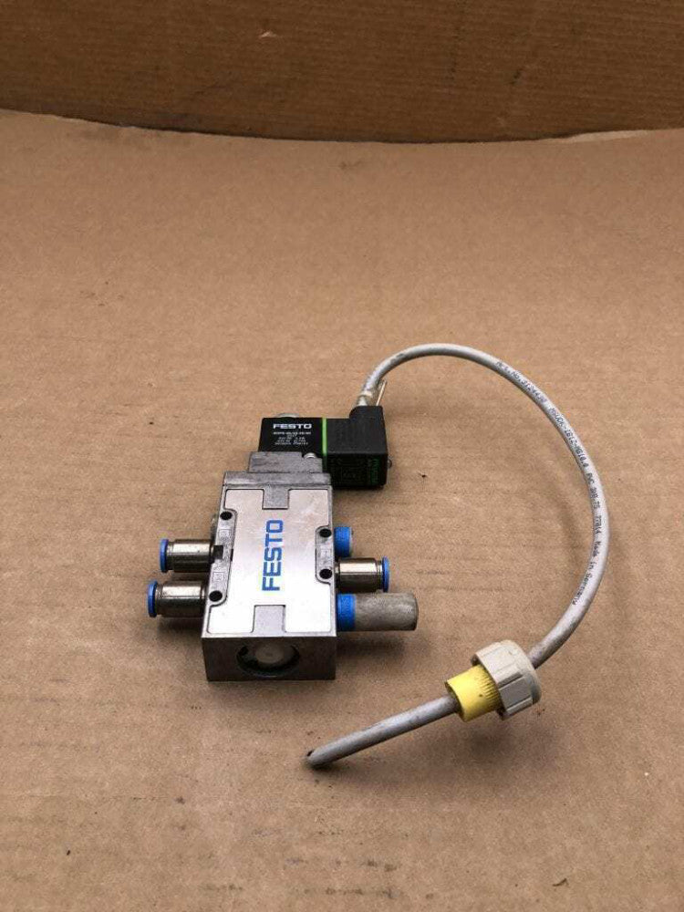 FESTO MFH-5-1/8-B 5/2 Way Solenoid Valve 28-145PSI 24V
