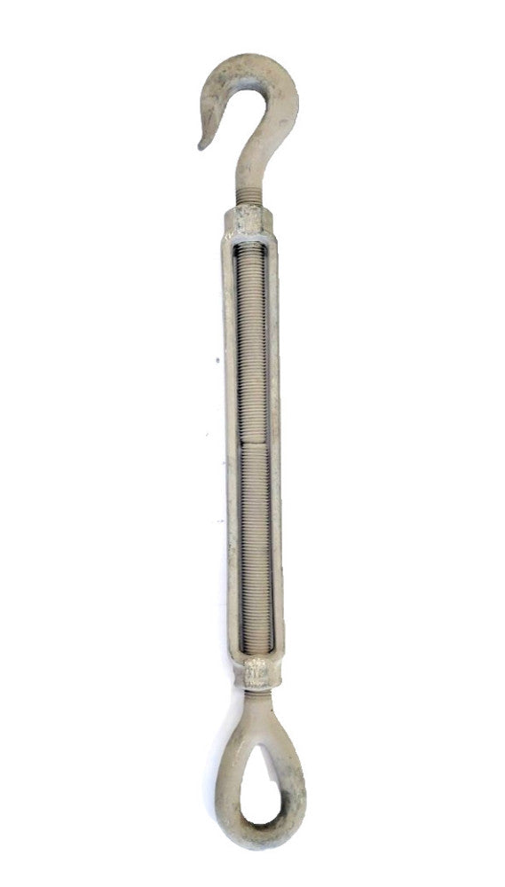 TURNBUCKLE EYE TO HOOK THREAD LENGTH 11" THREAD SIZE 1-1/2"-7 35" X 52" STEEL