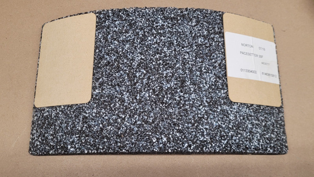 Norton 61463615812 Surface Grinding Segment Pacesetter 30F 11-1/4 x 6 x 2-1/4