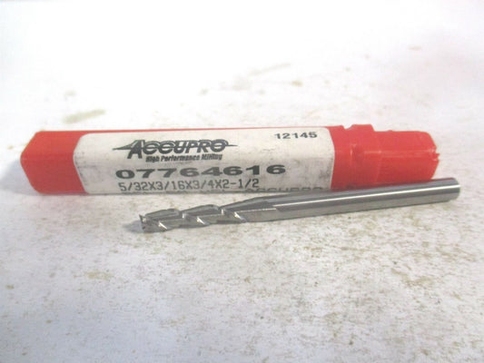 (12181773) 5/32" x 3/4" x 3/16" x 2-1/2" OAL Solid Carbide 2-Fl Square End Mill 