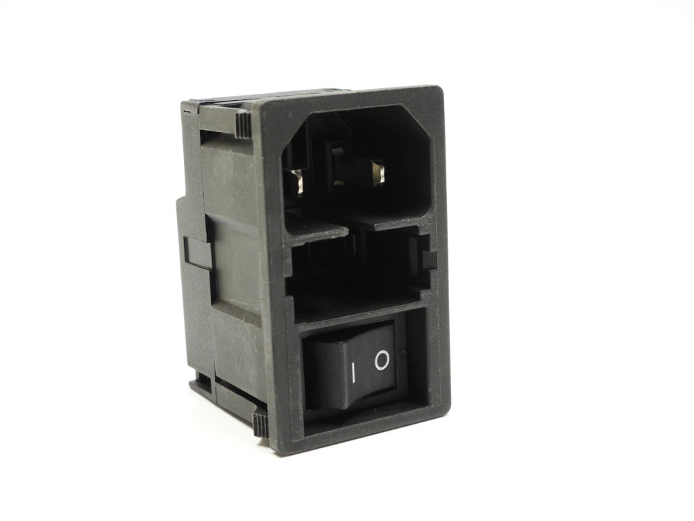 Schurter Power Entry Module 10A C18 Fuse Switch Snap-In KM00.2105.11