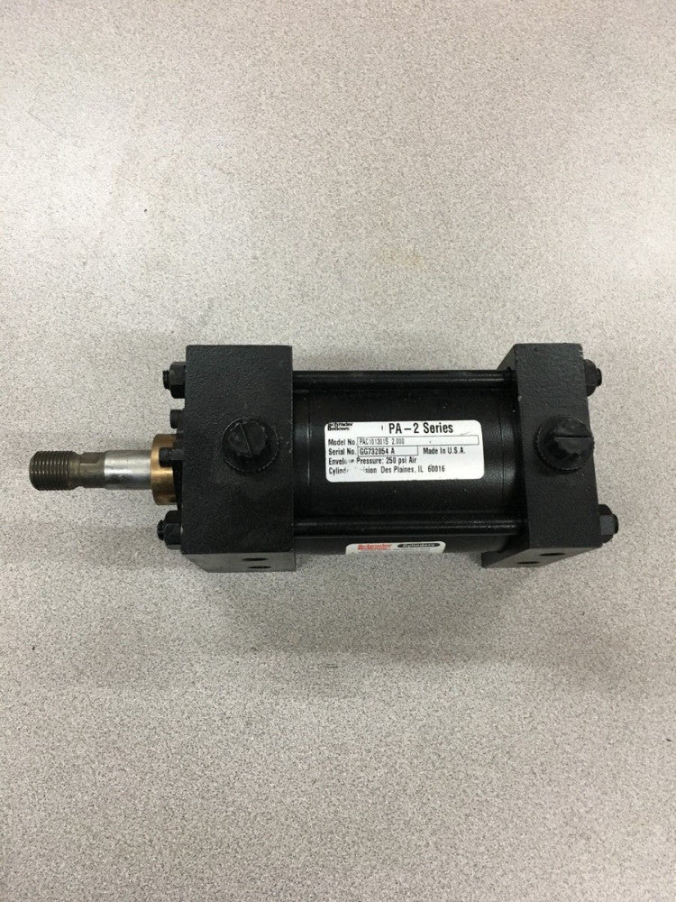 NEW NO BOX SCHRADER BELLOWS CYLINDER PA-2 SERIES PAC101301S 2.000