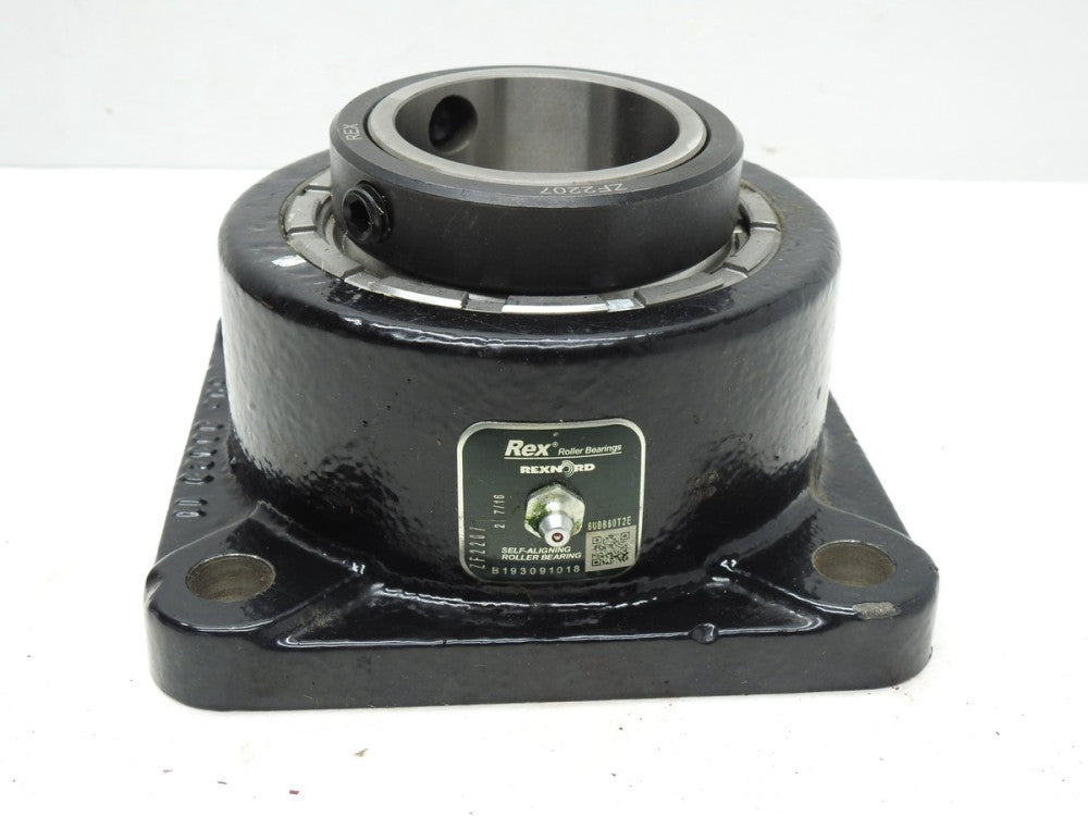 Rexnord ZF2207 Four-Bolt Square Roller Bearing Unit 2-7/16 in - NOB NEW!