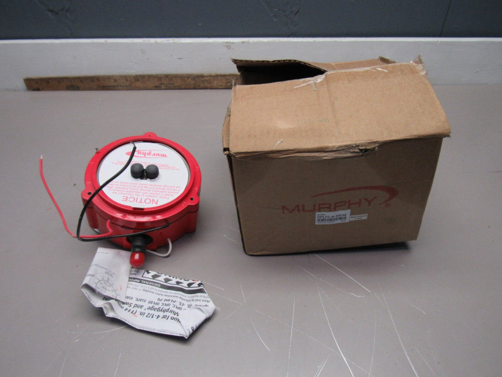 MURPHY SWICHGAGE VACUUM PRESSURE 05701080 OPLFC-A-30V30-0S 0-30PSI NEW IN BOX