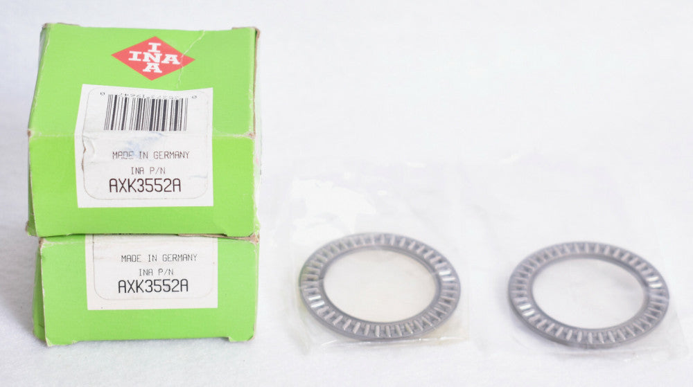 2 Count INA Needle Roller Thrust Bearings  AXK3552A