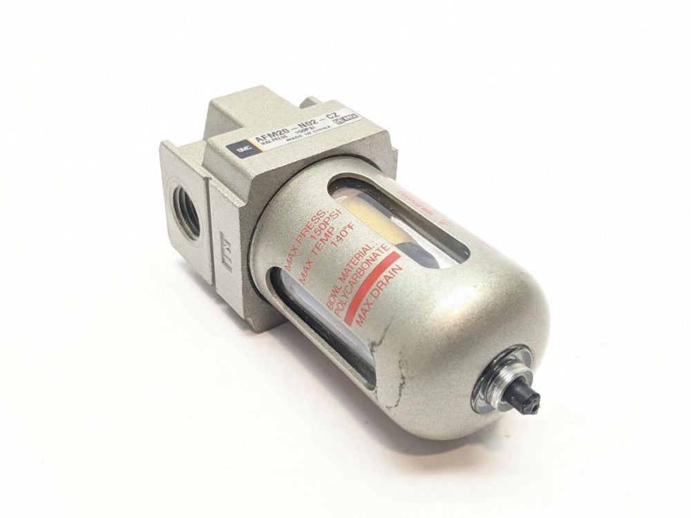 SMC AFM20-N02-CZ Mist Separator BROKEN DRAIN PLUG