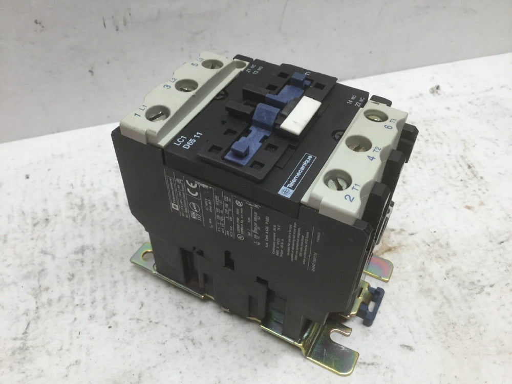 Telemecanique LC1D6511 Contactor 120V LC1-D6511 3 Pole