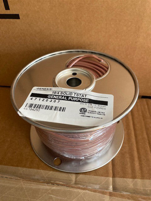 18/4 Thermostat Wire - 250' Non-Plenum Rated Roll 47120307