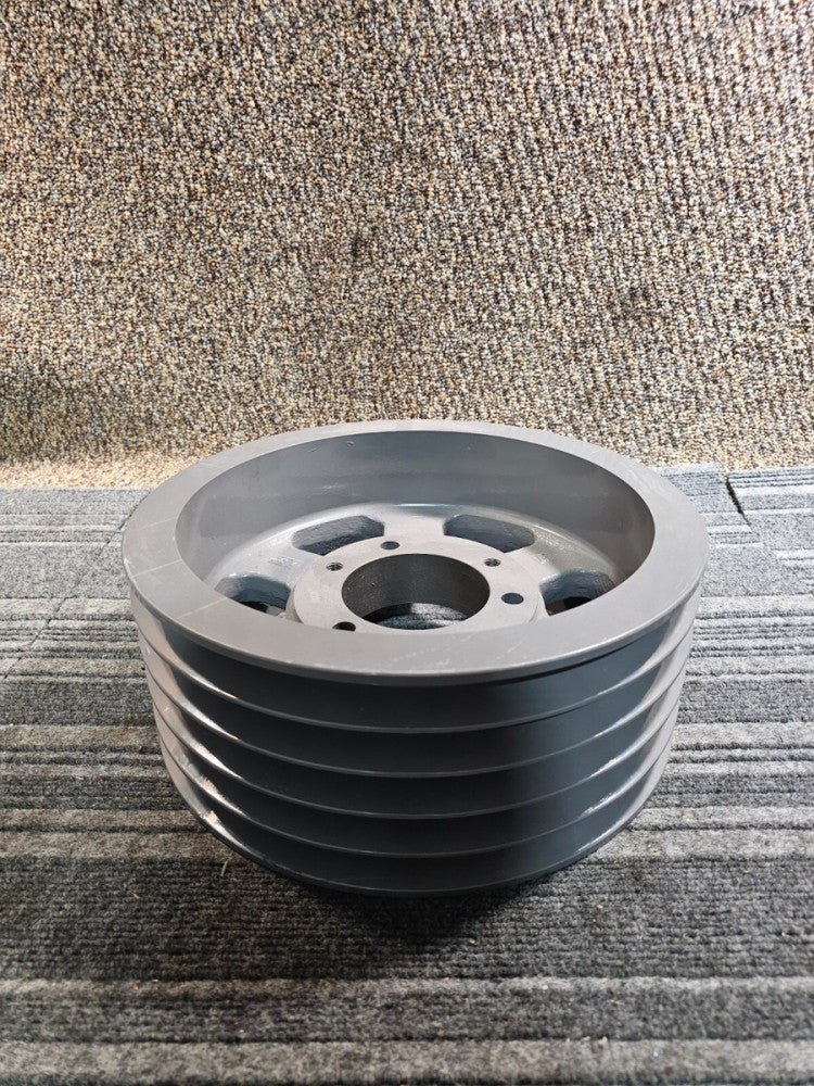 BLACKSTAR 5C130E Heavy Duty Five Groove QD C Sheave 13.4" O.D. Gray Cast Iron