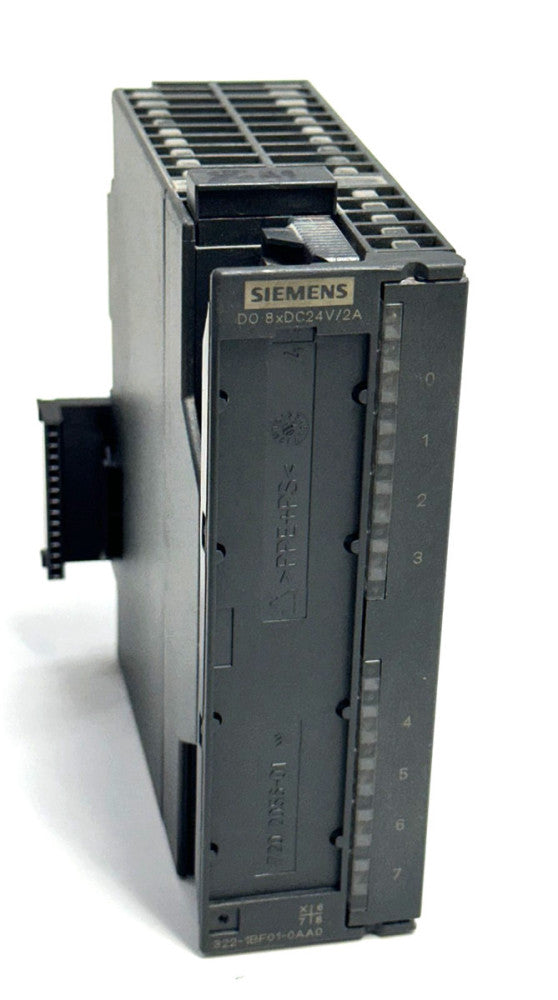 SIEMENS 6ES7 322-1BF01-0AA0 SIMATIC S7 OUTPUT MODULE 8-OUPUTS 24VDC