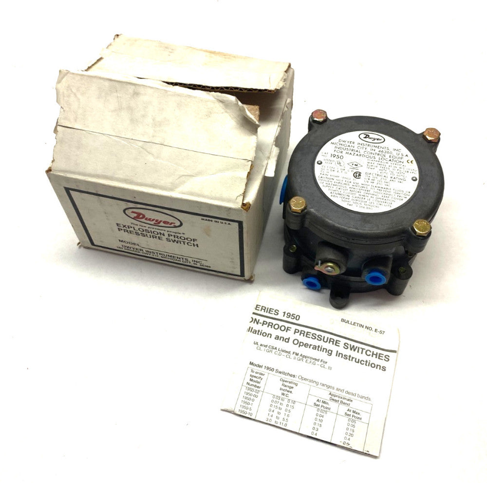 Dwyer 1950-10-2F Explosion Proof Pressure Switch