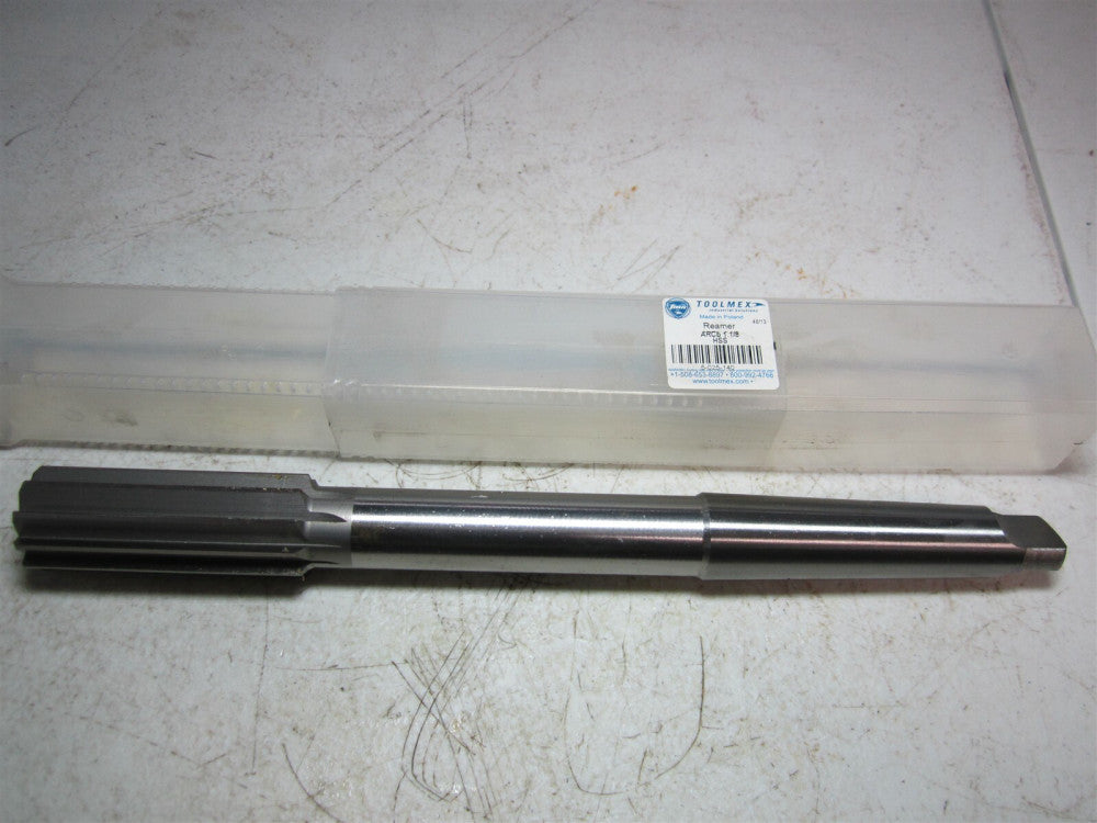 TMX (5-025-140) 2-7/8" Flute Length 11" OAL HSS 10 Flute Straight Flute Reamer