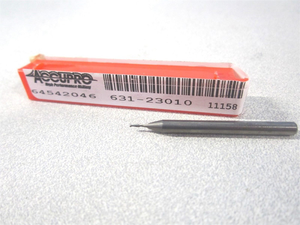 (12463108) 0.0300 x 0.0900 x 0.0050 x 1-1/2 Solid Carbide Corner Radius End Mill