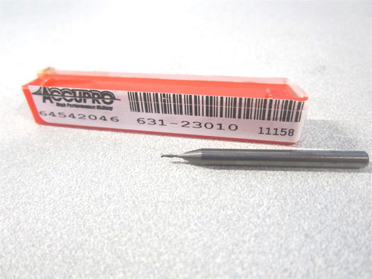 (12463108) 0.0300 x 0.0900 x 0.0050 x 1-1/2 Solid Carbide Corner Radius End Mill