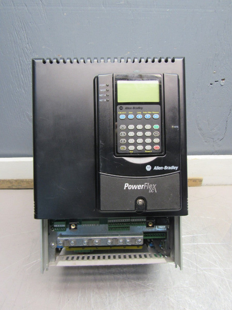 ALLEN BRADLEY POWERFLEX-DC 20P41AD035RA0NNN 20HP 500VDC 35A NICE USED TAKEOUT !!
