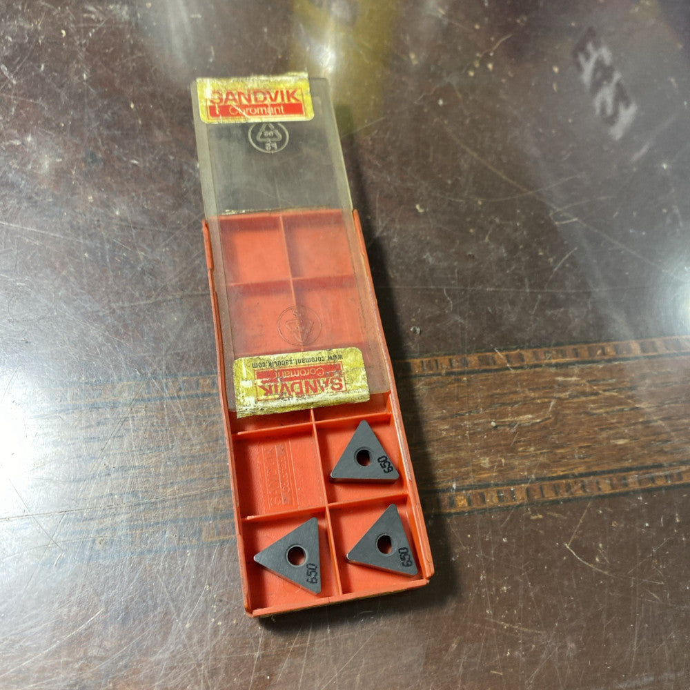 Qty 3 Sandvik TNGA332T0320 TNGA160408T01020 650 Grade Ceramic Inserts (E42)