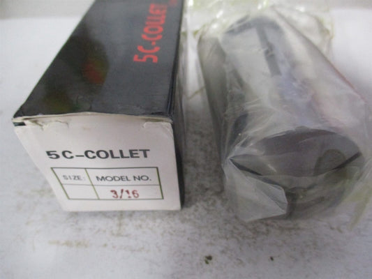 (230-4112) 3/16" x 3.28" OAL 0.0005 Inch TIR 5C Steel Round Collet 