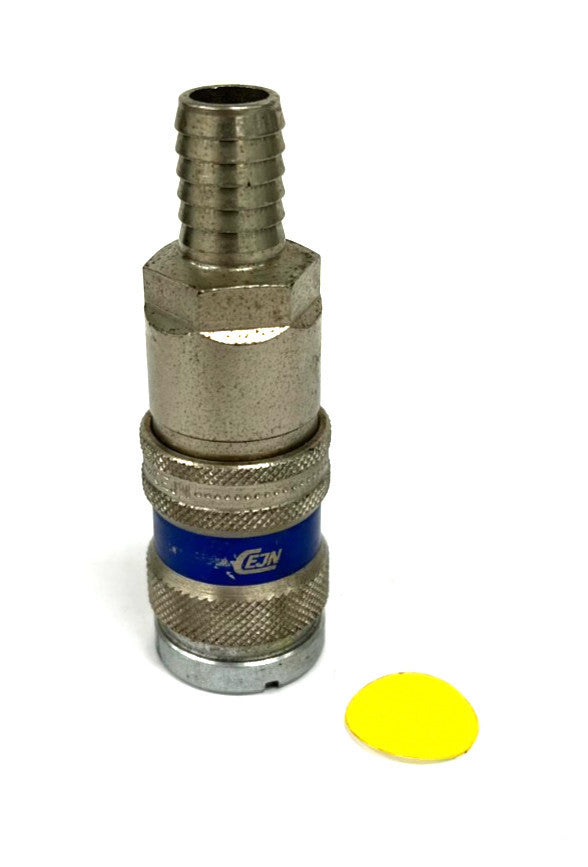 CEJN QUICK RELEASE COUPLING W/A 55O NIPPLE 1/4" OAL 3-1/2"