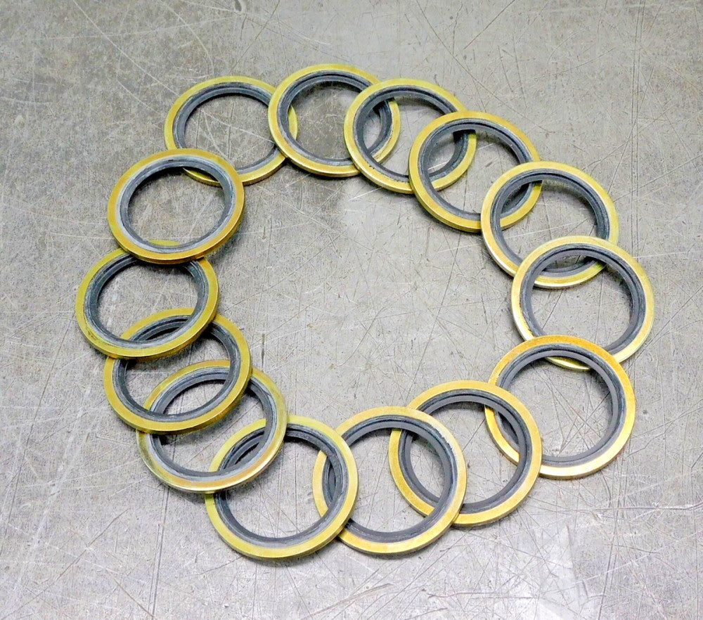BRENNEN B96069-002 9900-16, Metric, British Bonded Seal Lot of Fourteen (14)