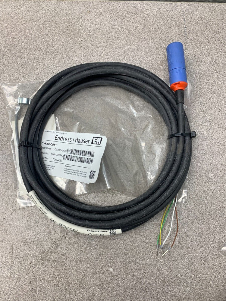 NEW NO BOX ENDRESS + HAUSER DIGITAL MEASURING CABLE CYK10-O051