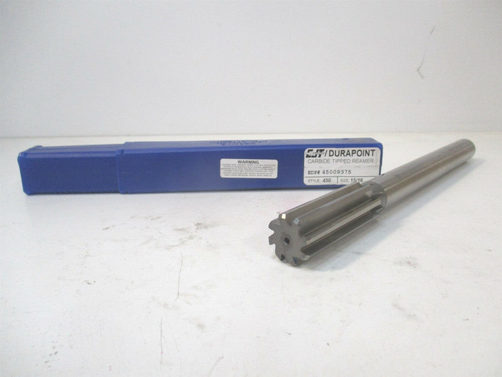 CJT (45009375) 15/16 x 29/32 x 3-1/8 x 4-3/4 Carbide-Tipped Straight Flute Drill