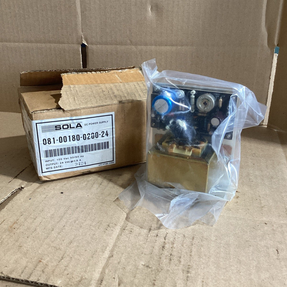Sola 081-00180-0200-24 Dc Power Supply NOS
