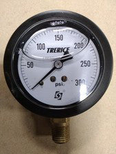 Trerice 800LFB2502LA140 Gauge 2.5" 0-300psi 1/4" Bottom Conn. Liquid Filled A71