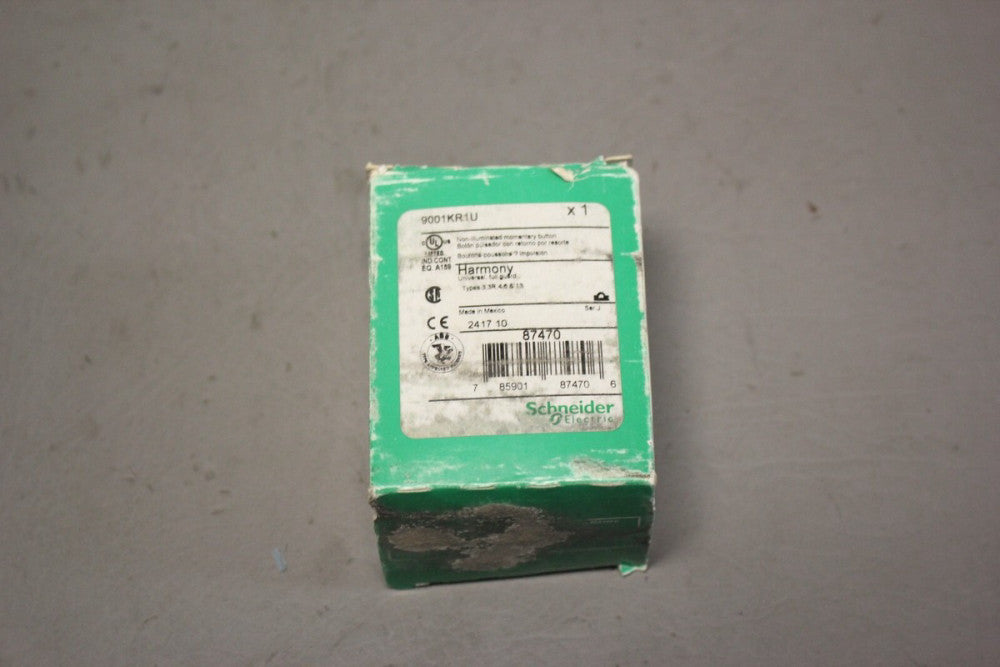 NEW SCHNIEDER ELECTRIC NON ILLUMINATED MOMENTARY BUTTON 9001KR1U