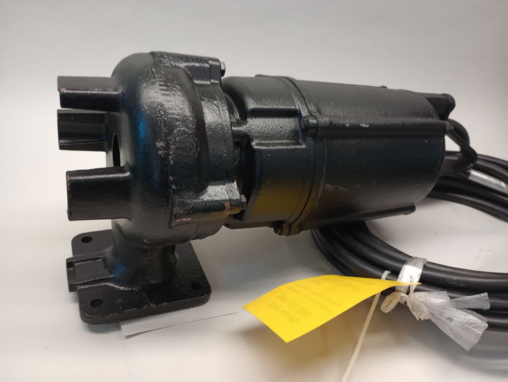 Ebara 80DVSHU61.52 Used Vortex Sewage Pump 3ph 208/230V 2hp Submersible Semi-opn