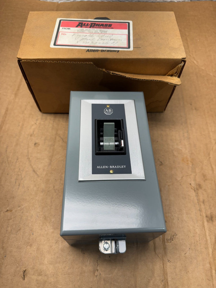 NEW IN BOX ALLEN-BRADLEY SIZE 0 MANUAL STARTER 609T-AAW SERIES H