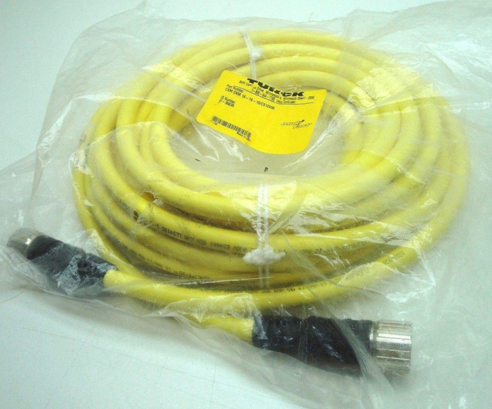 Turck   CSM CKM 16-16-10/CS12206  10 Meter  16 Pole Cordset  Male / Female   NEW